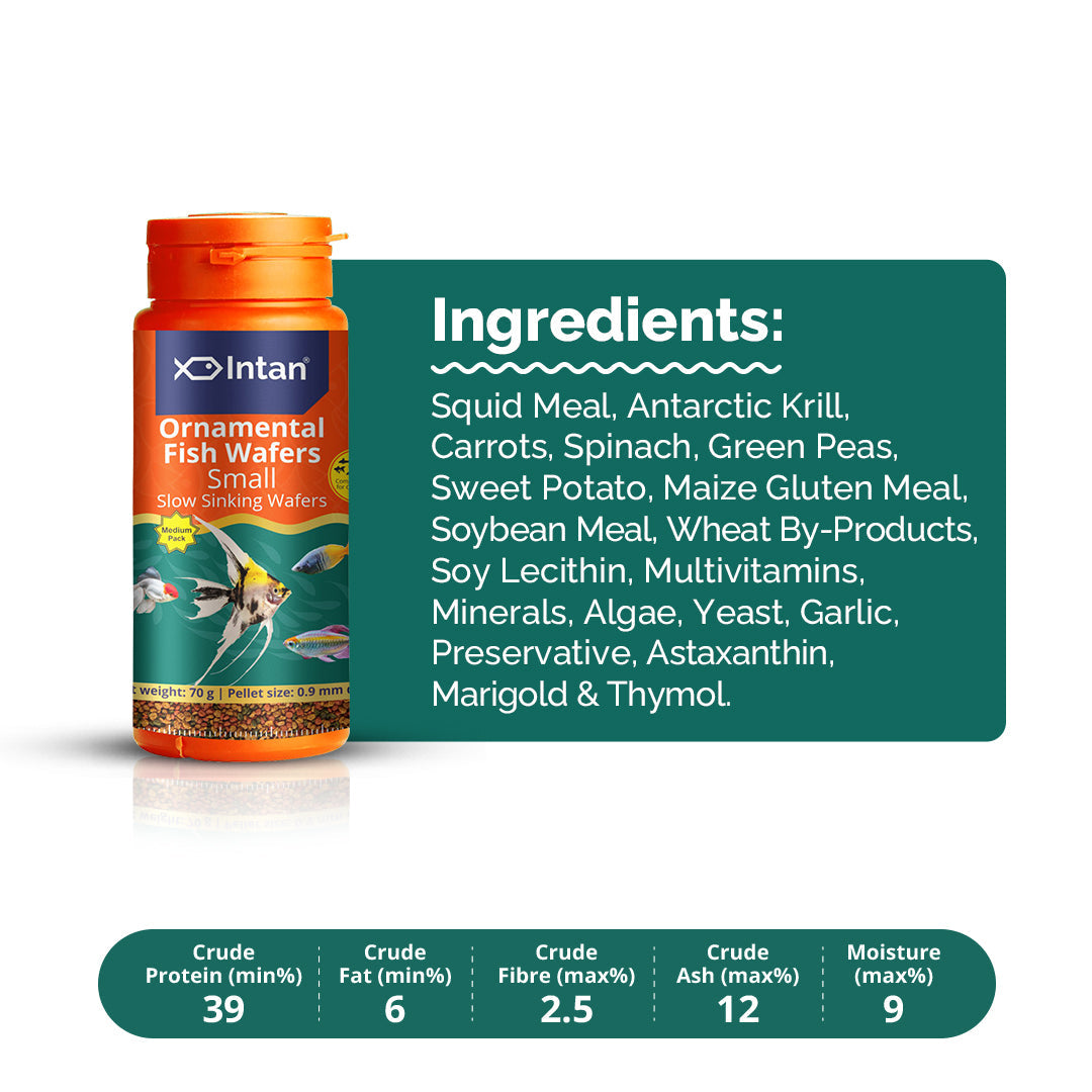 Intan Ornamental Fish Wafers (Small)