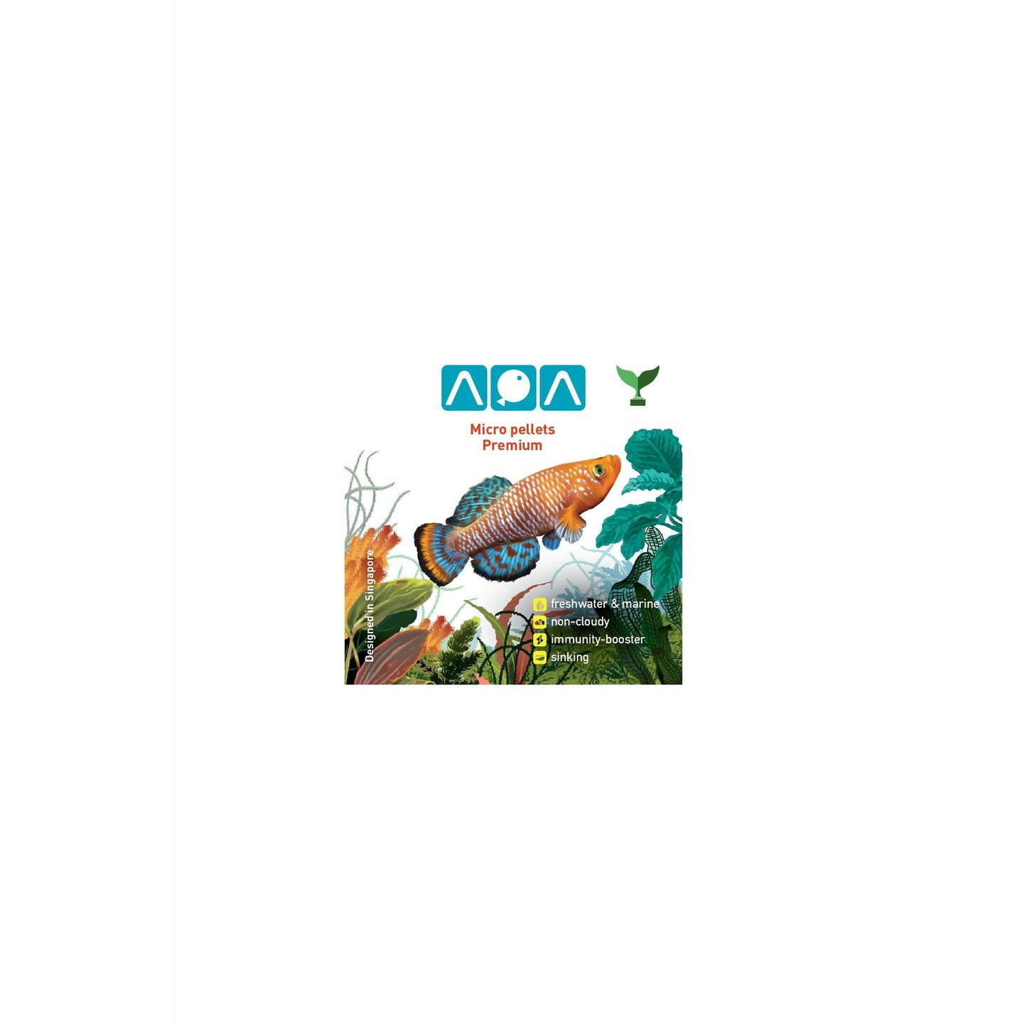 AQA Micro Pellet Premium, 50 Grams, best4pets.in