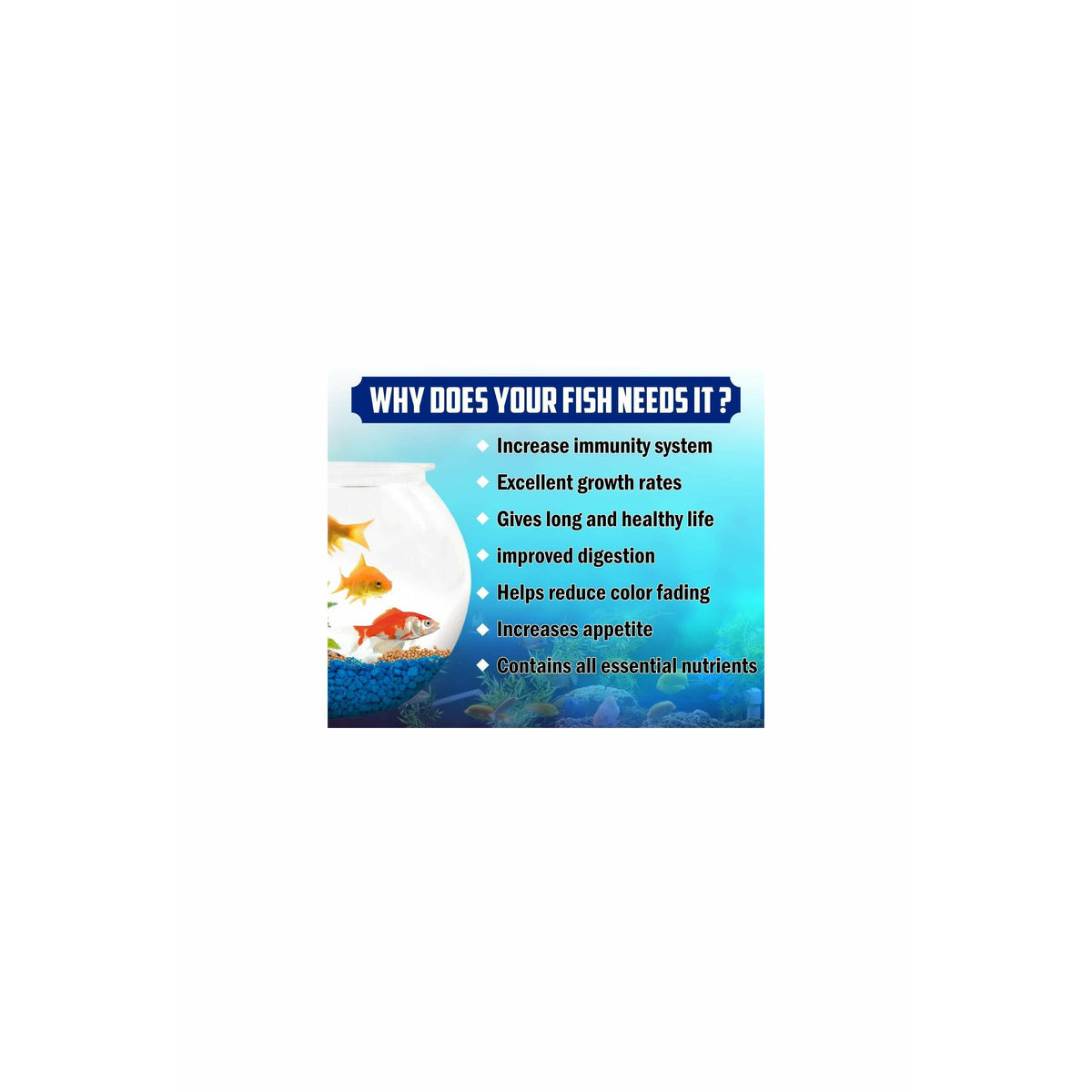 Boltz Fish Food for Growth & Health, Nutritionist Choice - 400 gm